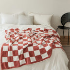 Retro Checkerboard Plus Soft Blanket