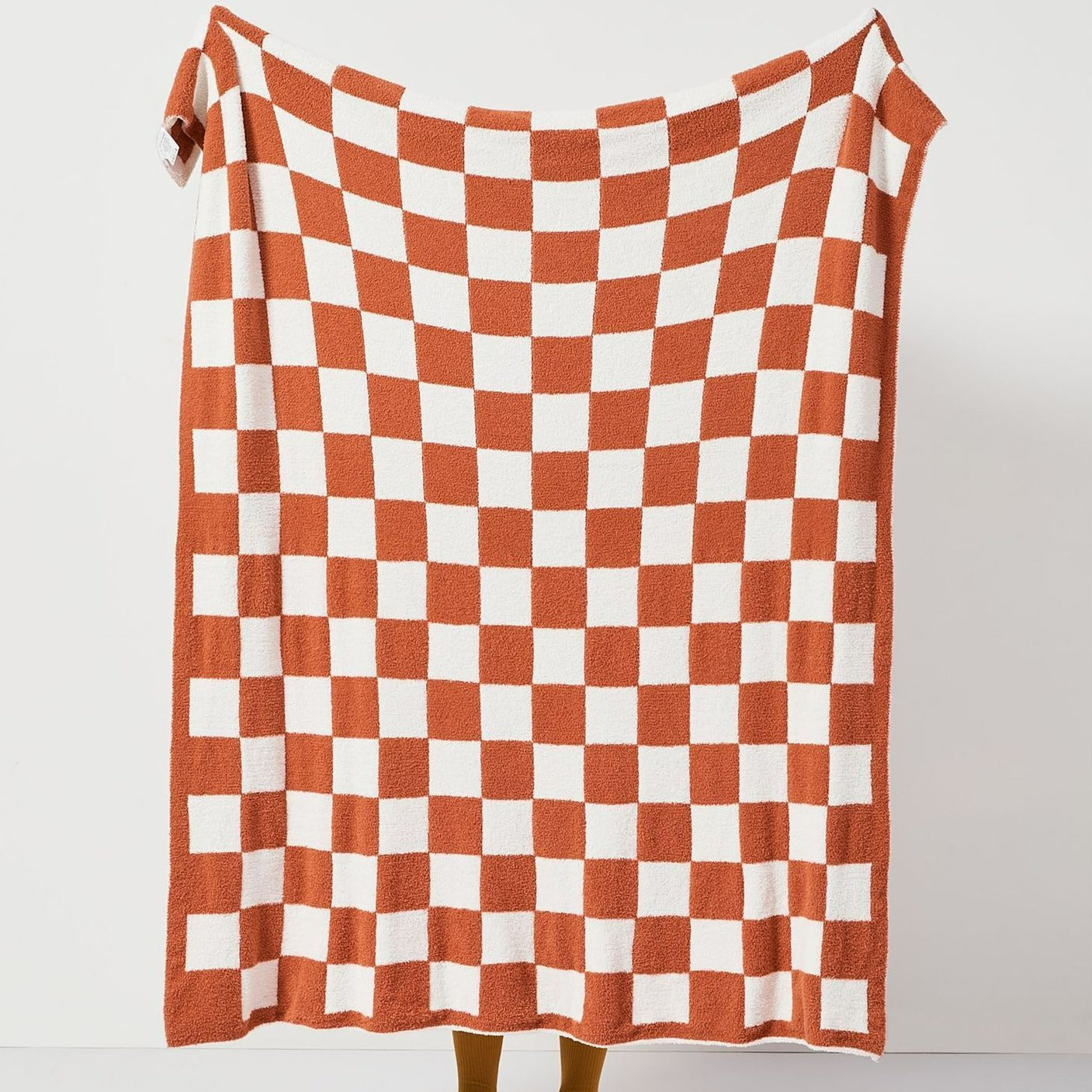 Retro Checkerboard Plus Soft Blanket - FINAL SALE