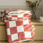 Retro Checkerboard Plus Soft Blanket