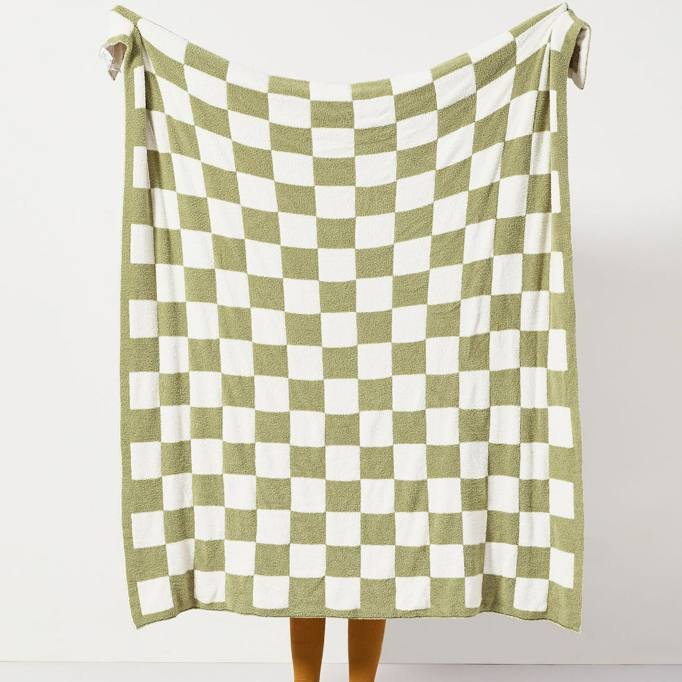 Retro Checkerboard Plus Soft Blanket - FINAL SALE