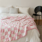Retro Checkerboard Plus Soft Blanket