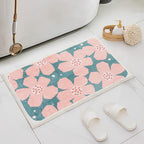Retro Daisy Bath Mat