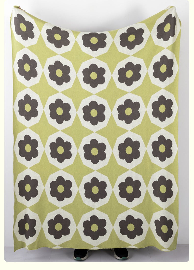 Retro Flower Blanket