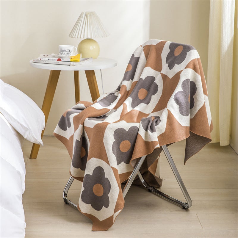 Retro Flower Blanket