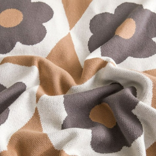 Retro Flower Blanket
