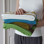 Retro Striped Beach Towel