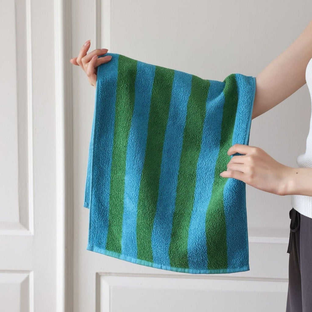 Retro Striped Beach Towel
