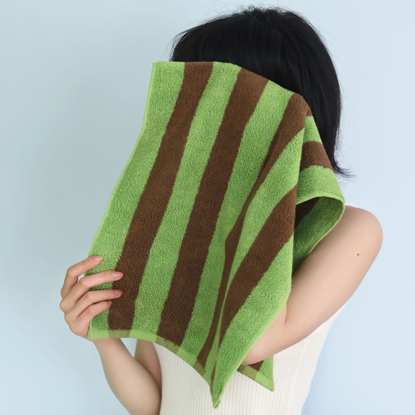 Retro Striped Beach Towel