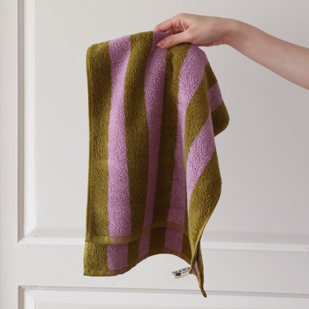 Retro Striped Beach Towel