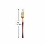 Roman Pillar Stainless Steel Fruit Forks