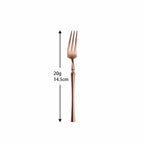 Roman Pillar Stainless Steel Fruit Forks