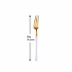 Roman Pillar Stainless Steel Fruit Forks