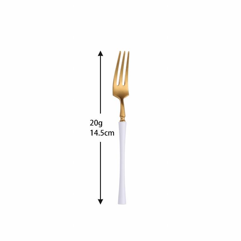 Roman Pillar Stainless Steel Fruit Forks