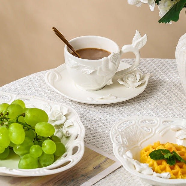 Rose Garland Tea Cup