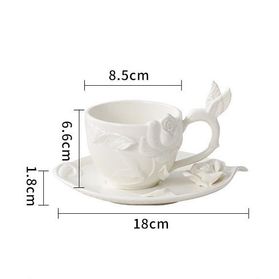 Rose Garland Tea Cup