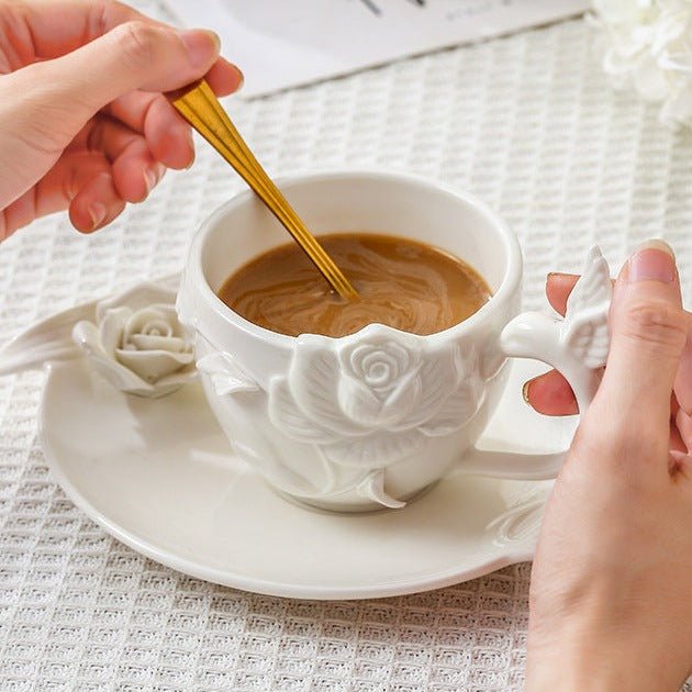 Rose Garland Tea Cup