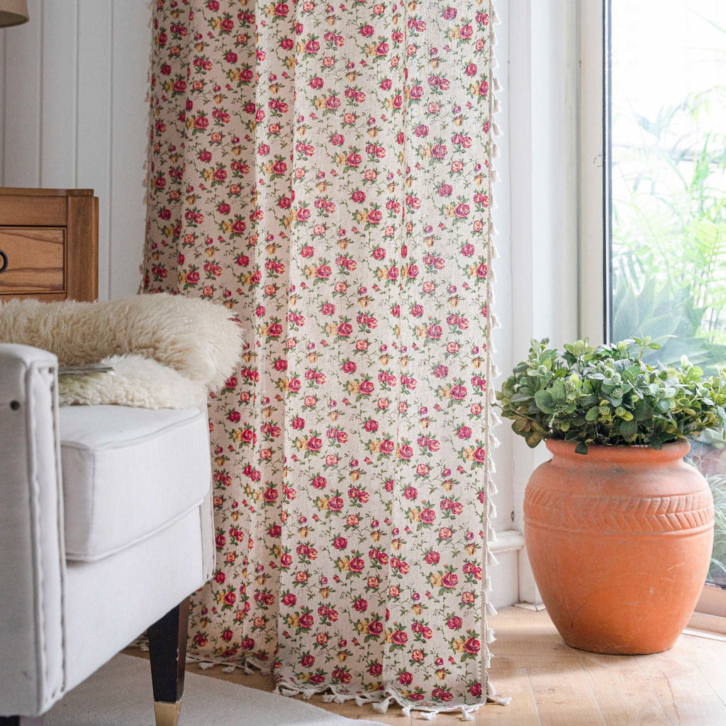 Rose Petal Curtain