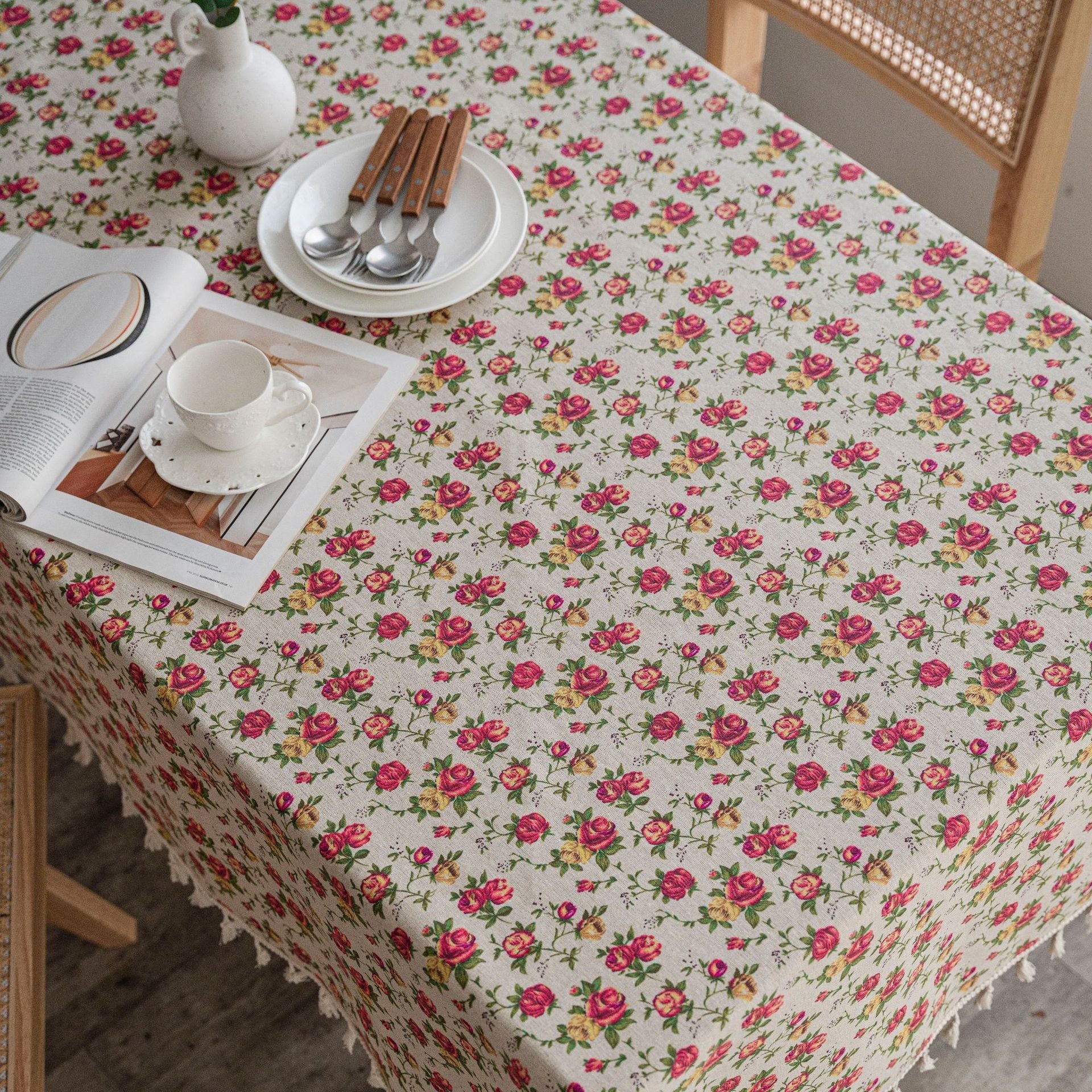 Rose Petal Table Cloth