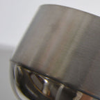 Round Stainless Tray with Solid Wood Base