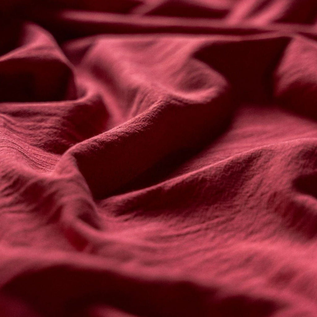 Royal Red Frill Table Cloth