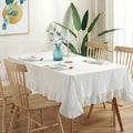 Royal Wintertime White Tiered Table Cloth