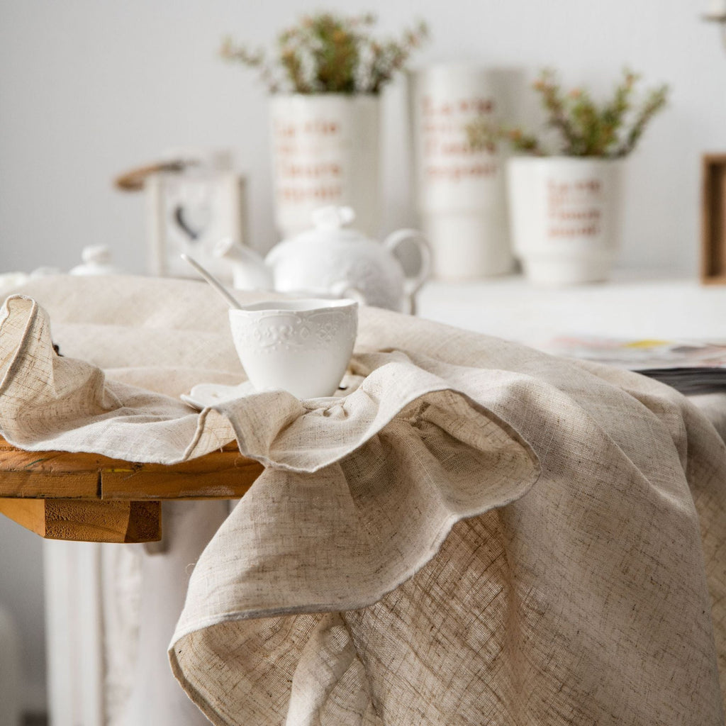 Rustic Parisian Table Cloth