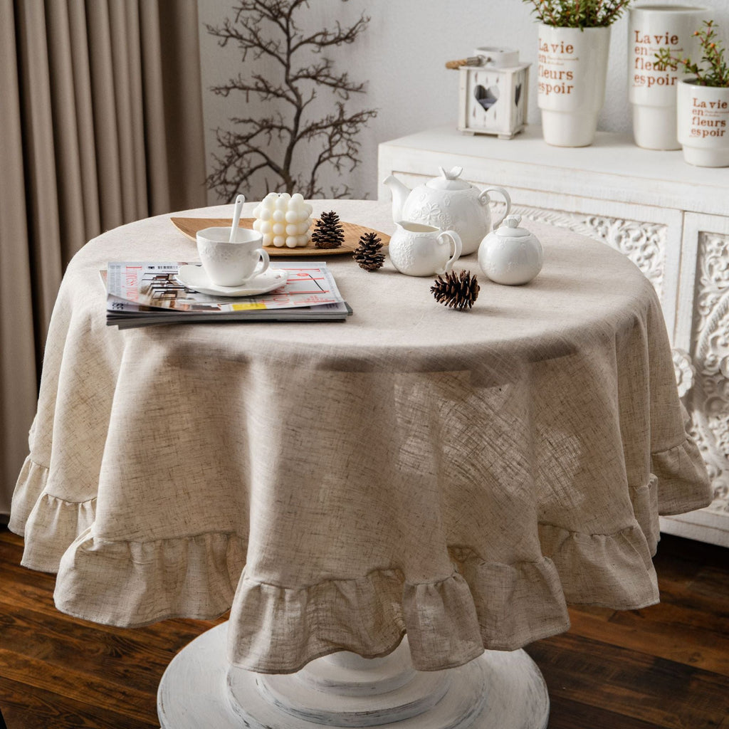 Rustic Parisian Table Cloth