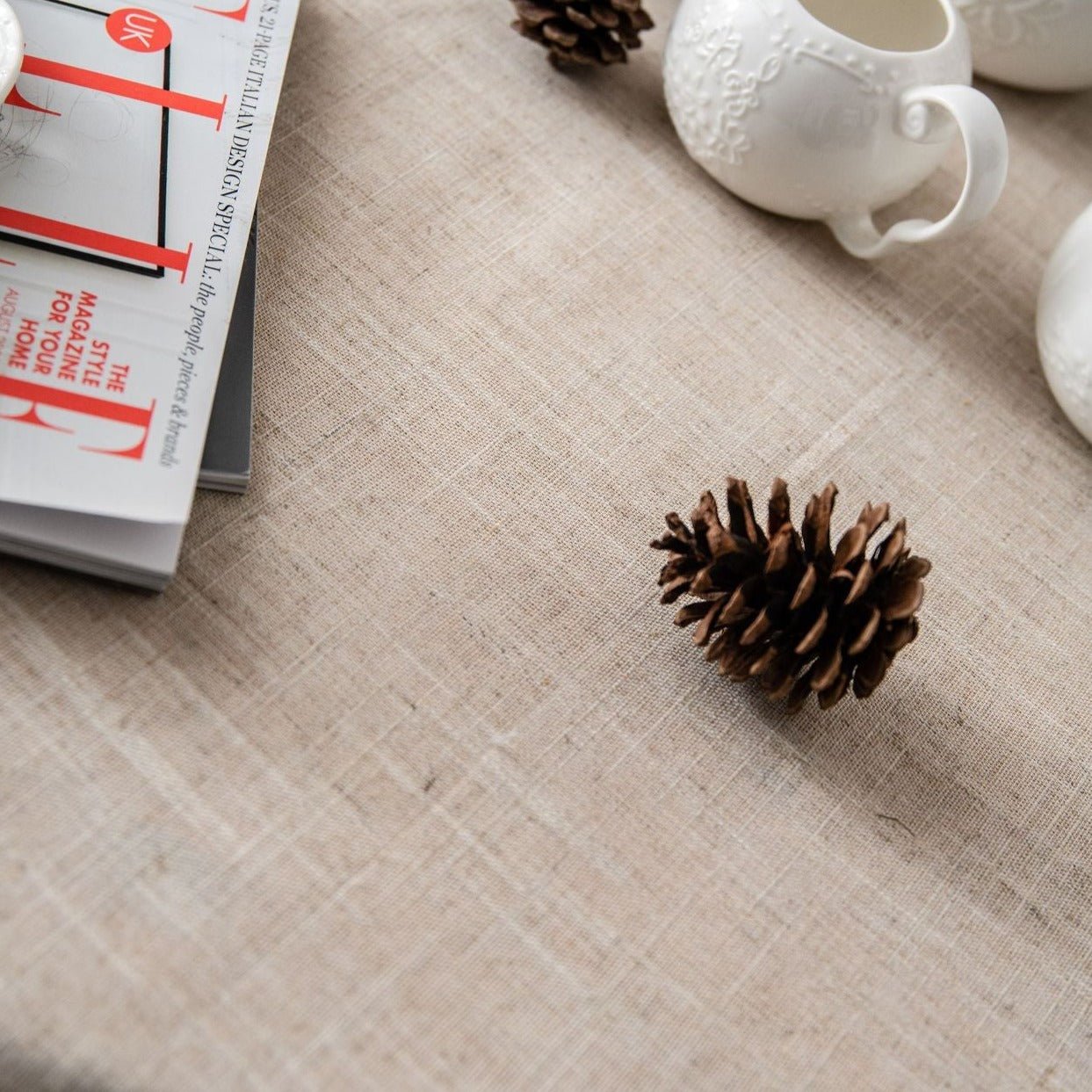 Rustic Parisian Table Cloth