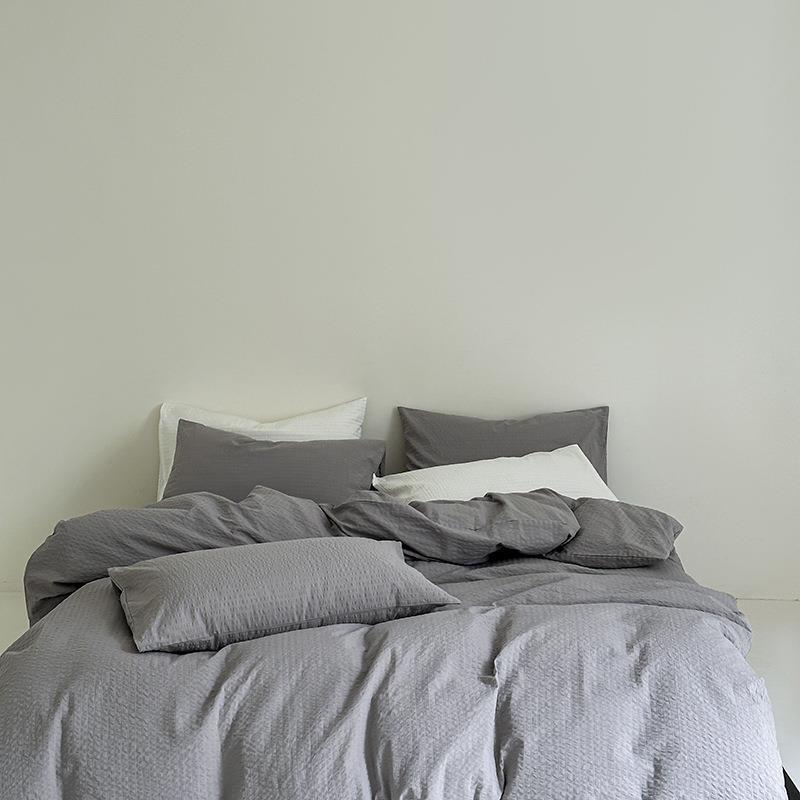 Sand Waffle Bedding Set