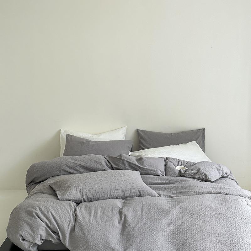 Sand Waffle Bedding Set