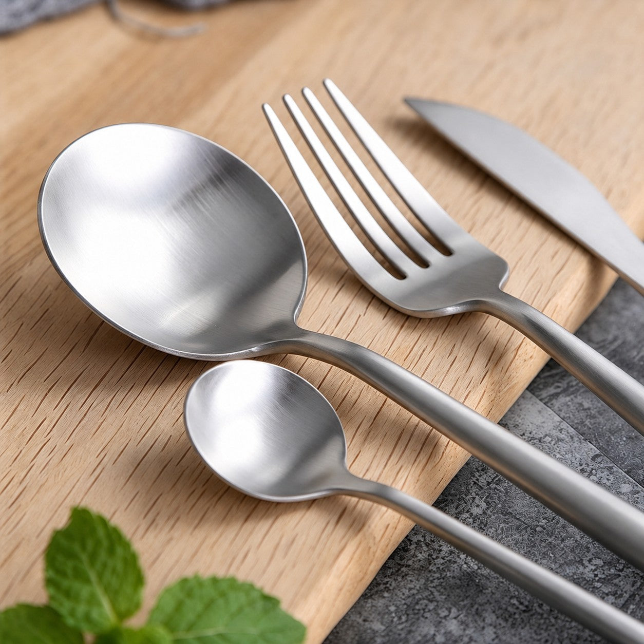 Arya Silver Stainless Steel Cutlery Set