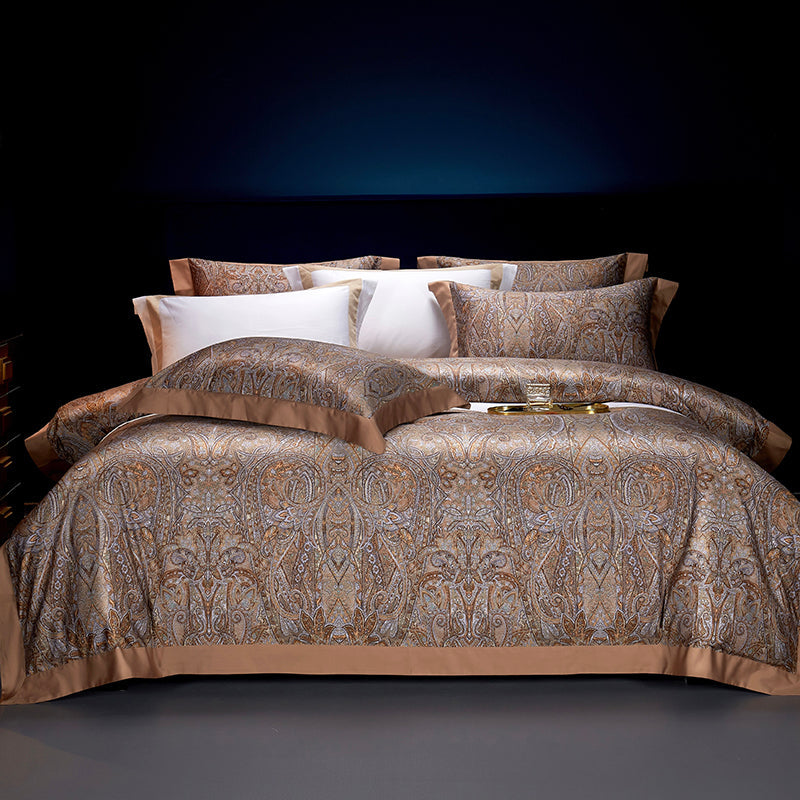 Kashan Paisley Egyptian Cotton Bedding Set
