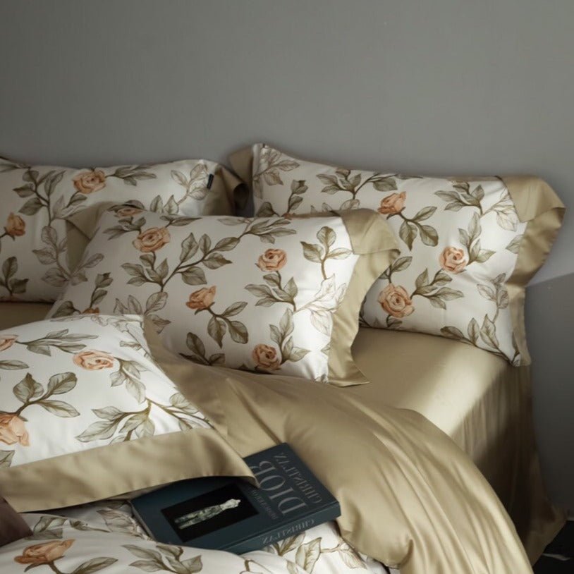 Silky Rose Bedding Set