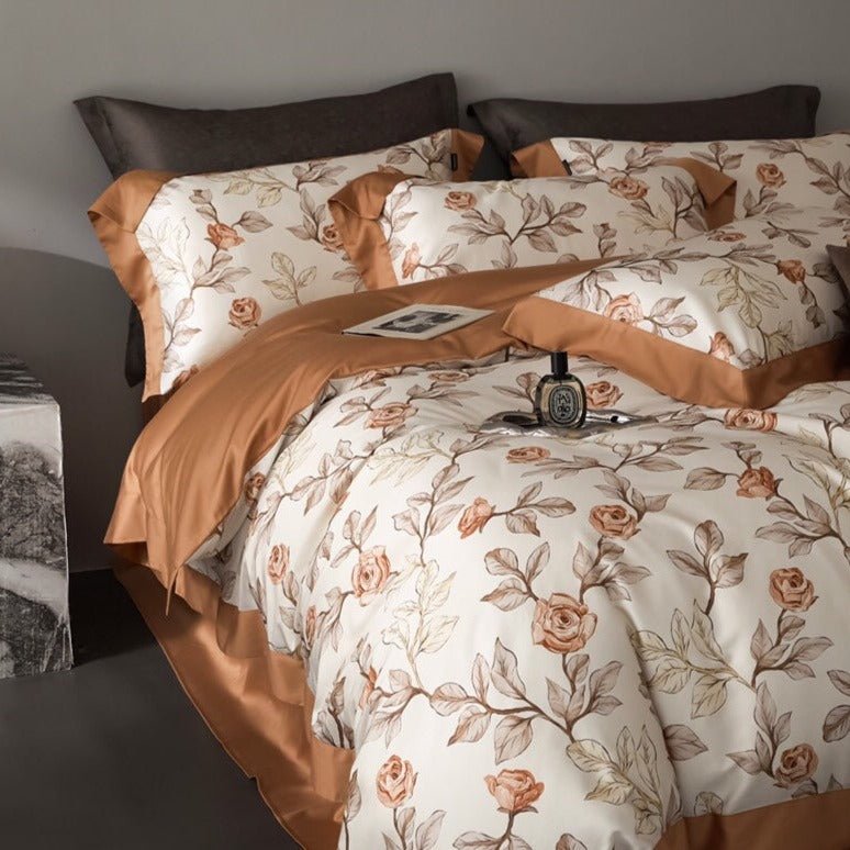 Silky Rose Bedding Set