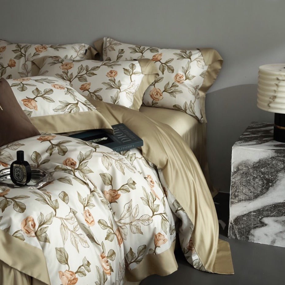 Silky Rose Bedding Set