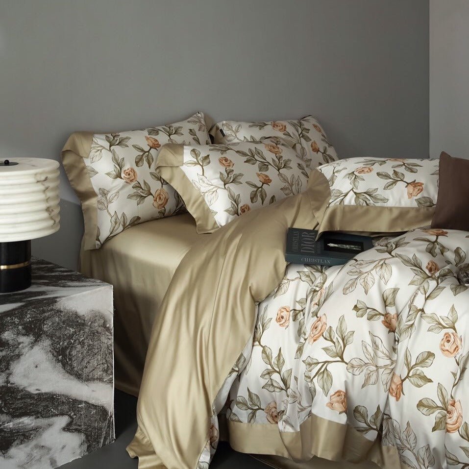 Silky Rose Bedding Set