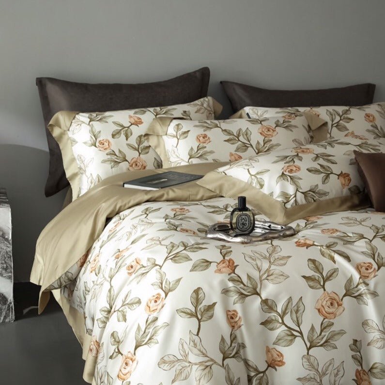 Silky Rose Bedding Set