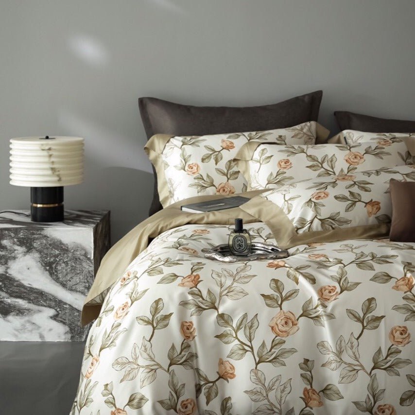 Silky Rose Bedding Set