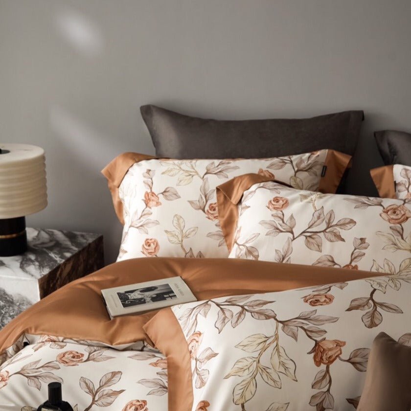 Silky Rose Bedding Set