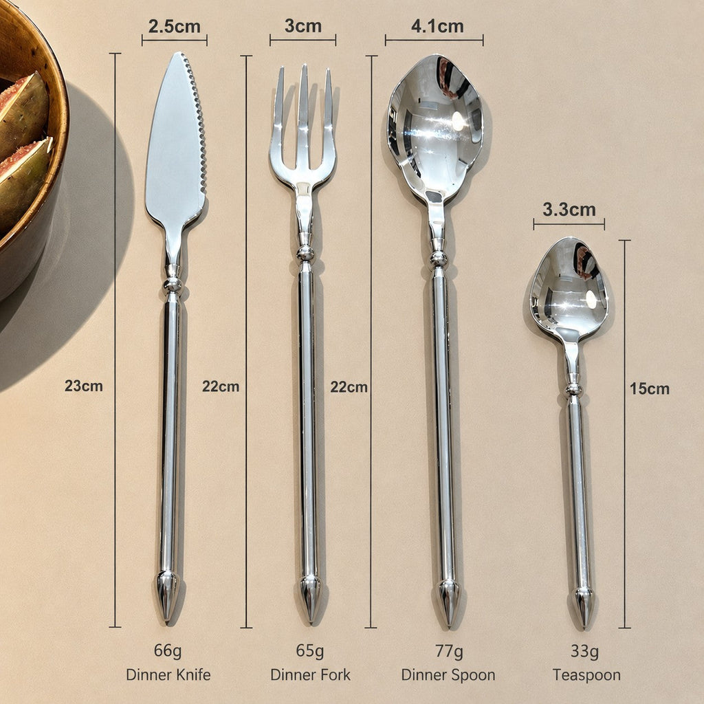 Lou Silver Exclusive Stainless Steel Cutlery Set