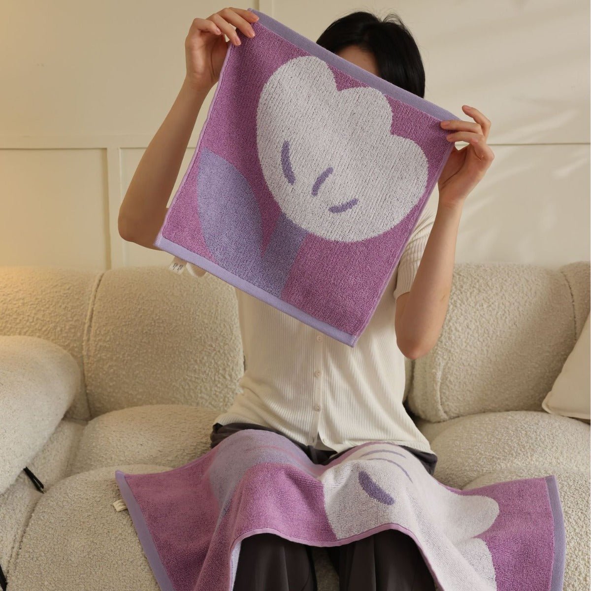 Simple Flower Towel - FINAL SALE