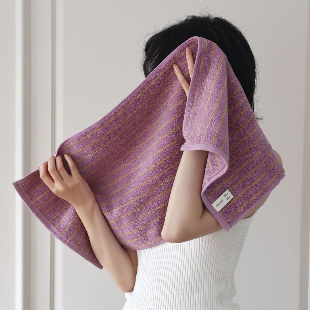 Simple Striped Bath Towel