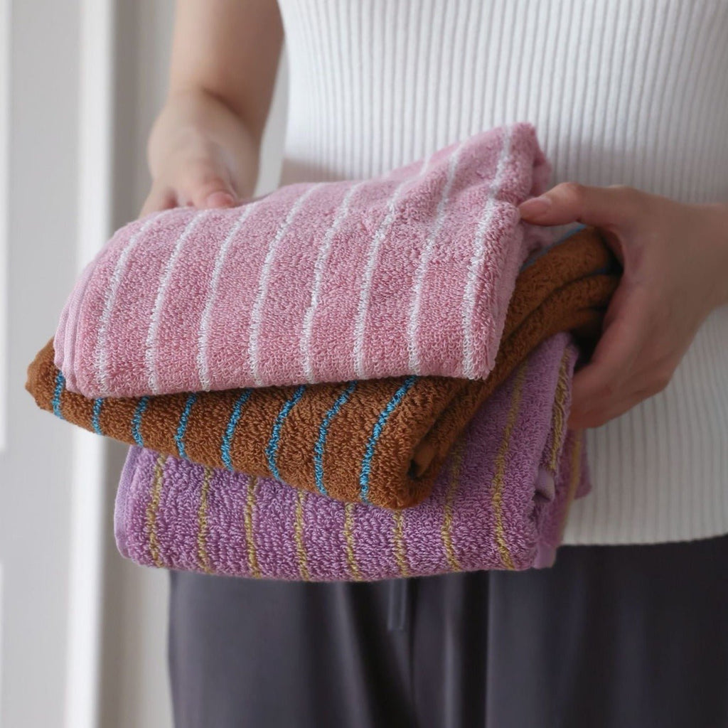 Simple Striped Bath Towel