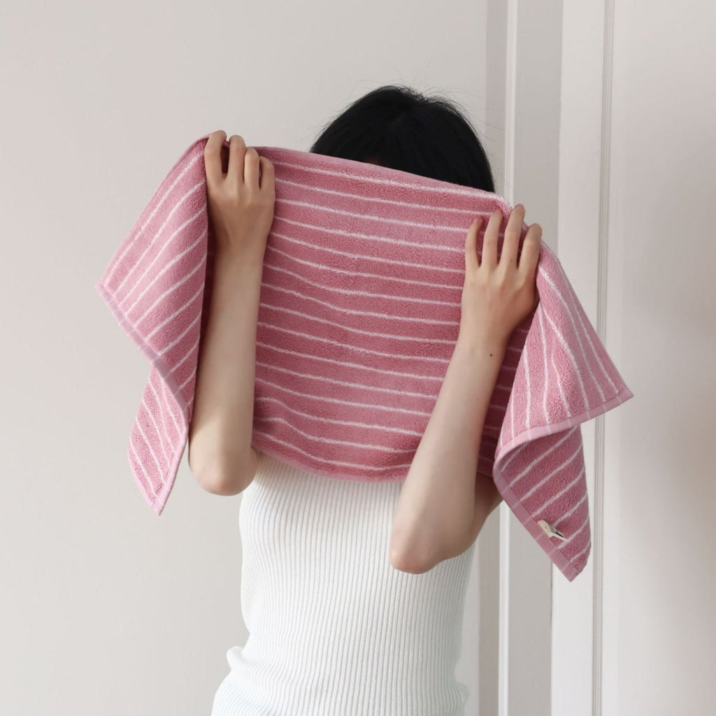 Simple Striped Bath Towel