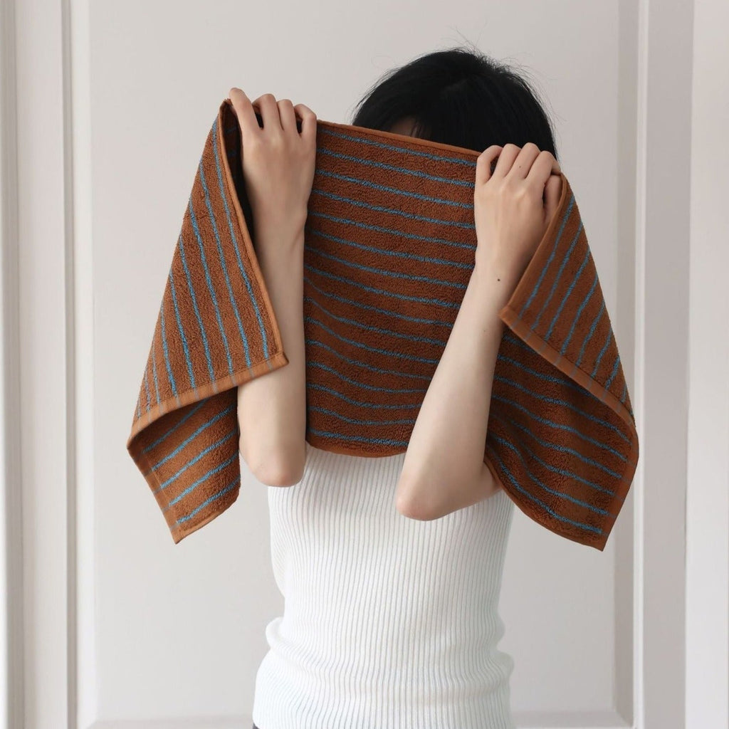 Simple Striped Bath Towel