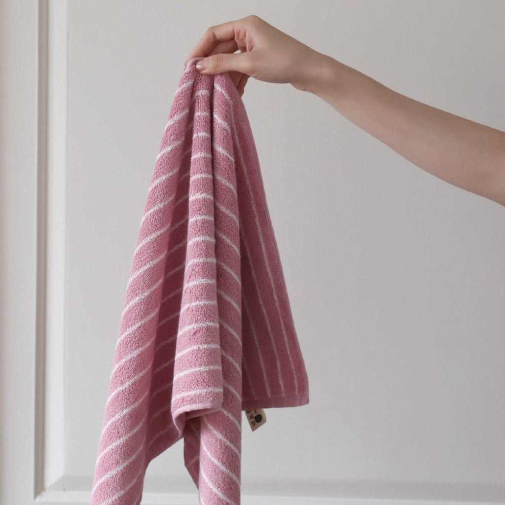 Simple Striped Bath Towel