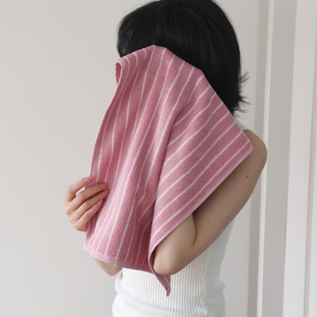 Simple Striped Bath Towel