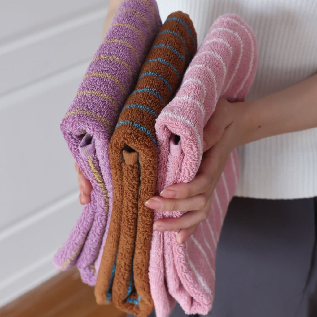 Simple Striped Bath Towel
