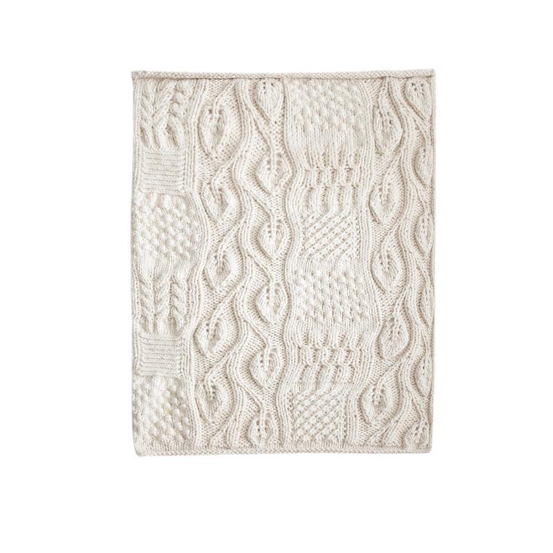 Snow White Knitted Bliss Blanket