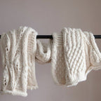 Snow White Knitted Bliss Blanket